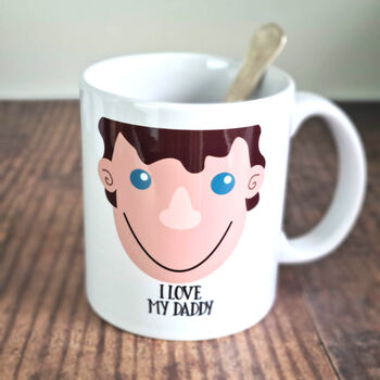 Perfect Dad Personalised Face Mug Gift, 2 of 12
