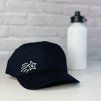 Kids Personalised Cap With Shooting Star, 5 of 6
