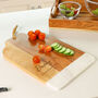 Personalised Marble And Wood Chopping Board, thumbnail 1 of 8