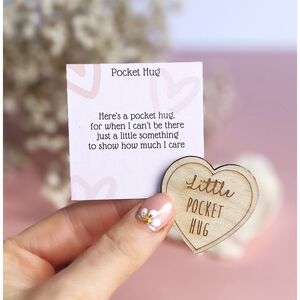 Pocket Hug Personalized Metal Pocket Token