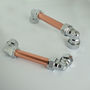 Copper Handle With Chrome Ends, thumbnail 3 of 5