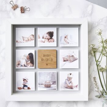 Personalised Mother's Day Framed Baby And Child Photo Print, 6 of 12