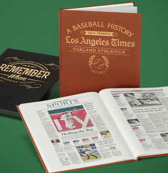 Oakland Athletics Personalised Gift Newspaper Book, 11 of 11