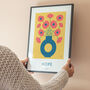 Personalised Poppies Art Print, thumbnail 5 of 5