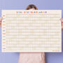 Academic Year Wall Planner | Your Year Pastel, thumbnail 1 of 5