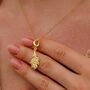 18ct Gold Oak Leaf Charm Necklace, thumbnail 1 of 6
