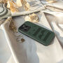 Personalised Pine Green Initials Phone Case, thumbnail 3 of 9