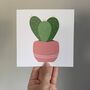 Set Of Six Mixed Cactus Design Greeting Cards, thumbnail 4 of 4