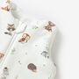 Woodland Animals Organic Cotton Unisex Baby Sleeping Bag, thumbnail 2 of 4