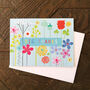 Mini Floral Big Thanks Card, thumbnail 1 of 4