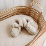 Luxury Lambskin Lined Baby Booties, thumbnail 2 of 3