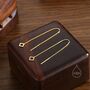 Sterling Silver Extra Tiny Open Square Threader Earrings, thumbnail 2 of 9