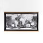 Black And White World Map, thumbnail 6 of 12