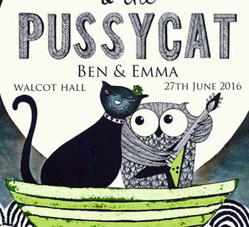Personalised Owl And Pussycat Wedding Print, 7 of 10
