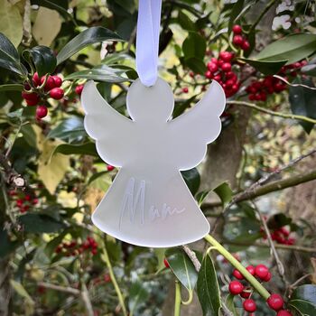 Personalised Christmas Angel Decoration, 2 of 4