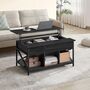 Lift Top Coffee Table With Hidden And Open Storage, thumbnail 2 of 8