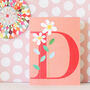 Mini D For Daisy Card, thumbnail 1 of 4