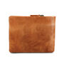 'Hudson' Men's Leather Bi Fold Wallet In Tan, thumbnail 4 of 8