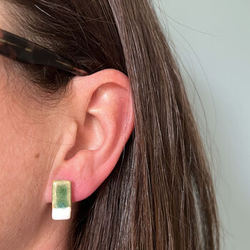 Ceramic Green Earring Set, 6 of 8