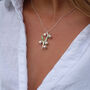 White Lily Of The Valley May Birth Flower Necklace, thumbnail 3 of 6
