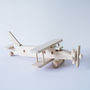 Handcrafted Wooden Biplane Toy, thumbnail 2 of 7