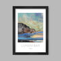 Lunan Bay Scottish Coastal Poster Print, thumbnail 1 of 4