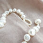 Freshwater White Baroque Pearl Choker, thumbnail 5 of 11