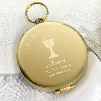 Personalised First Holy Communion Compass, 4 of 5