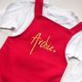 Personalised Christmas Script Dungarees, thumbnail 2 of 3