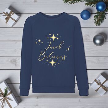 'I Believe' Christmas Jumper, 3 of 5