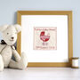 Personalised New Baby Girl Picture Gift, thumbnail 2 of 12