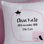 New Baby Personalised Whale Cushion, thumbnail 2 of 2
