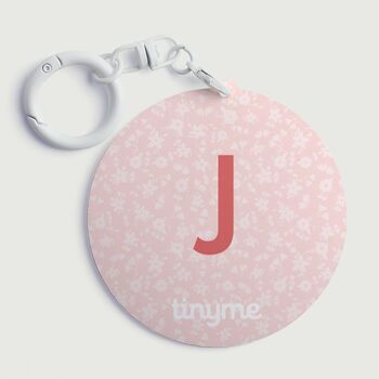 Personalised Floral Design Premium Kids Bag Tag, 2 of 4