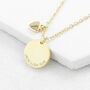 Personalised Heart And Disc Family Necklace, thumbnail 1 of 8