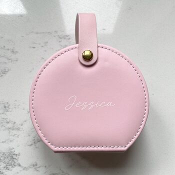 Personalised Custom Soft Faux Leather Jewellery Box, 4 of 6