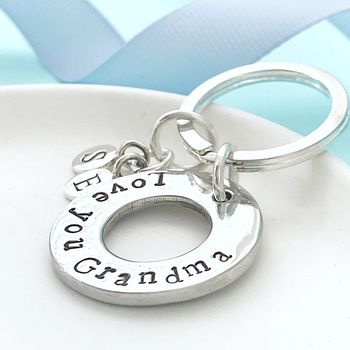 Love You Grandma Personalised Keyring, 4 of 5