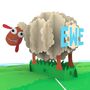 There's No One Like Ewe 3D Pop Up Funny Card For Dad, thumbnail 2 of 8