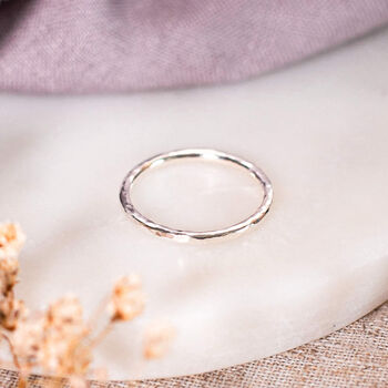 Sterling Silver Stacking Ring, 2 of 5