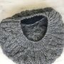 Fair Trade Cable Handknit Wool Jersey Lined Beret Hat, thumbnail 10 of 12
