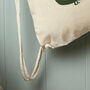 Personalised Crocodile Cotton Nursery Bag, thumbnail 4 of 6