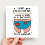 I Love You With All My Bum Card, thumbnail 2 of 2