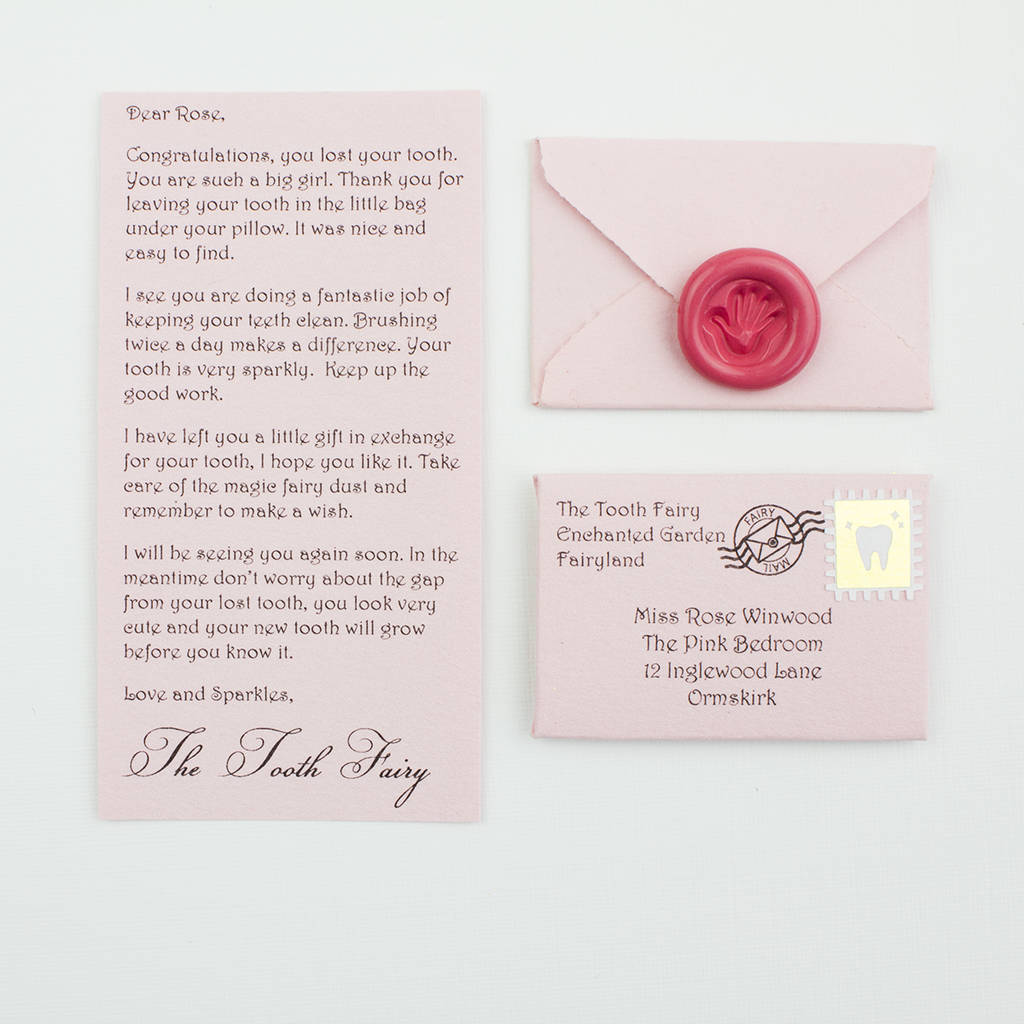 Fairy Door And Tooth Fairy Letter Gift By Little Letter
