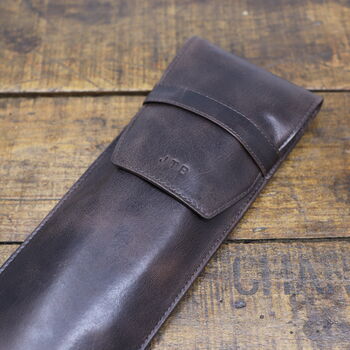 BBQ Tool With Personalised Leather Sleeve, 5 of 7