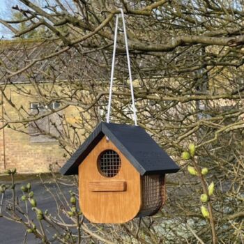 Peanut Bird Feeder House, Can Be Personalised, 4 of 5