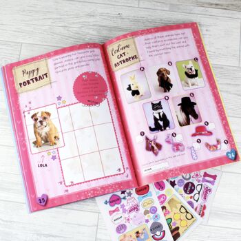 Personalised Animals Activity Book With Stickers, 9 of 10