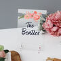 Wedding Table Names Pink Floral, thumbnail 3 of 6