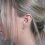 Sterling Silver Ear Climber, thumbnail 4 of 6