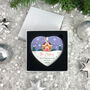 First Christmas New Home Ceramic Heart Hanging Decoration Bauble + Gift Box, thumbnail 2 of 7