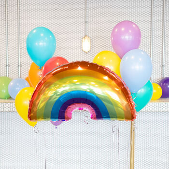 Rainbow Party Classic Helium Inflated Balloons, 2 of 2