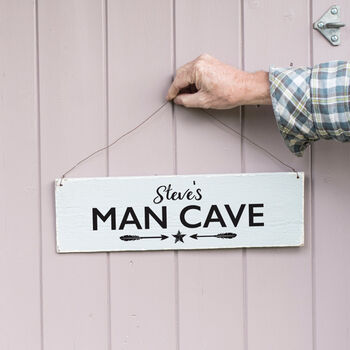 Personalised Wooden Man Cave Sign, 3 of 7